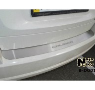 Накладка на бампер Dodge Caliber 06-12 (NataNiko)